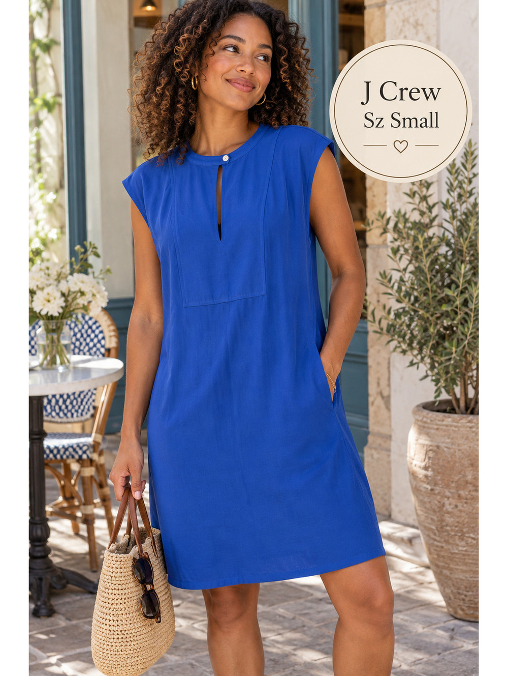 J.Crew | S | Royal Blue Shift Dress